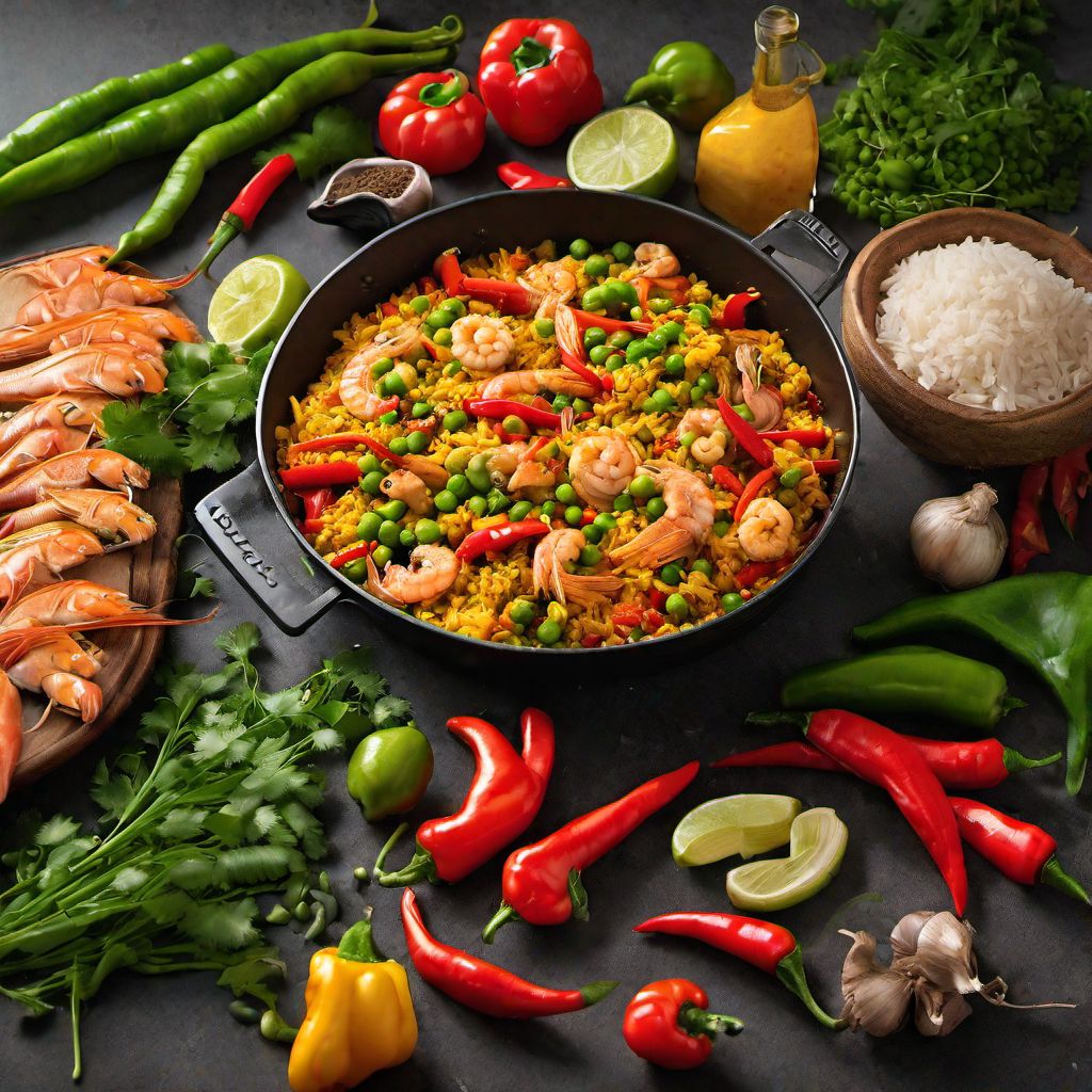 Caribbean Style Seafood Paella