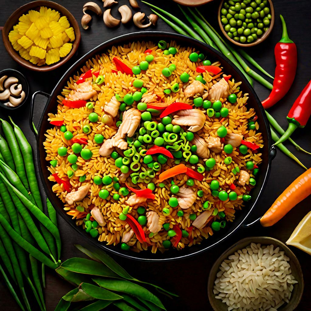 Taiwanese-style Seafood Paella