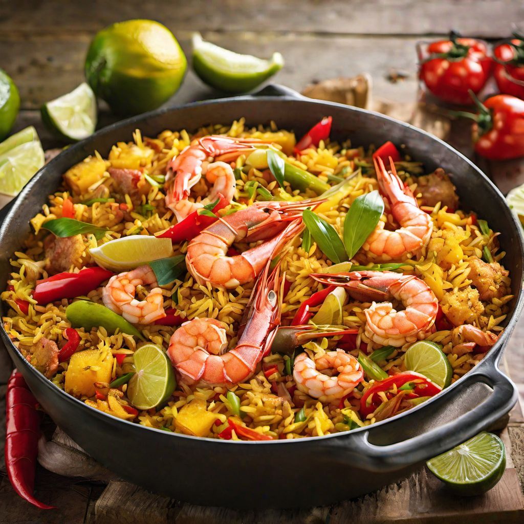 Thai-Inspired Seafood Paella