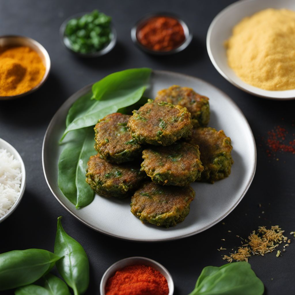 Palakayalu - Crunchy Spinach Fritters