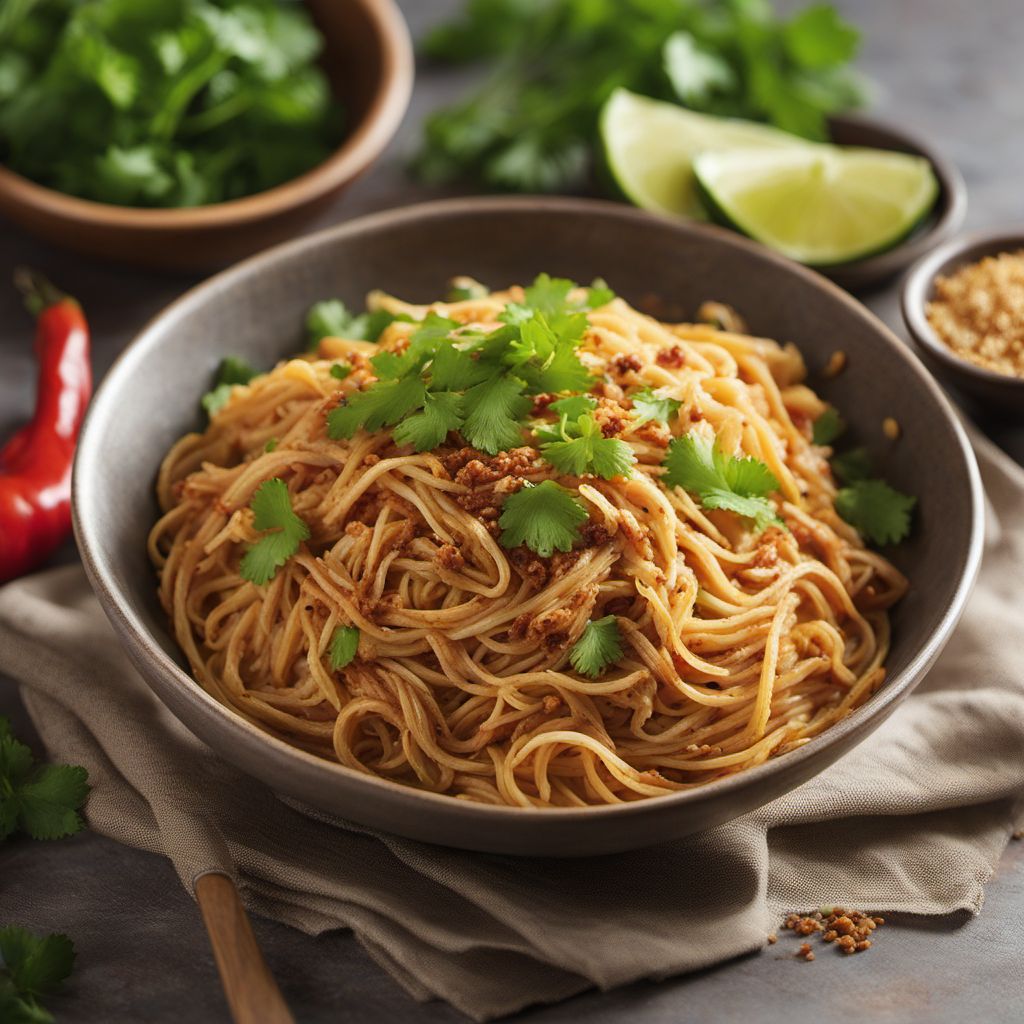 Palatine-style Shredded Chicken Noodles