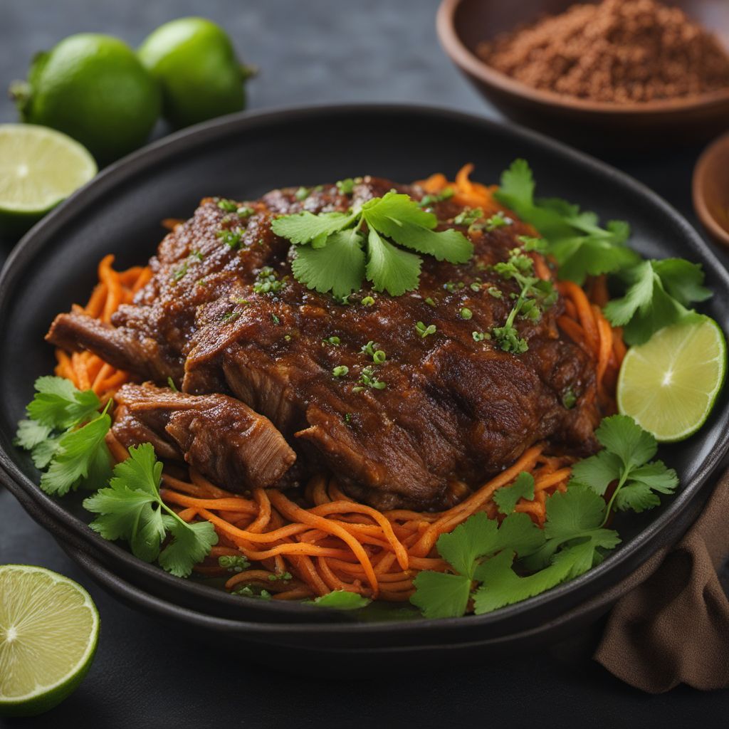 Palauan-style Slow-cooked Lamb