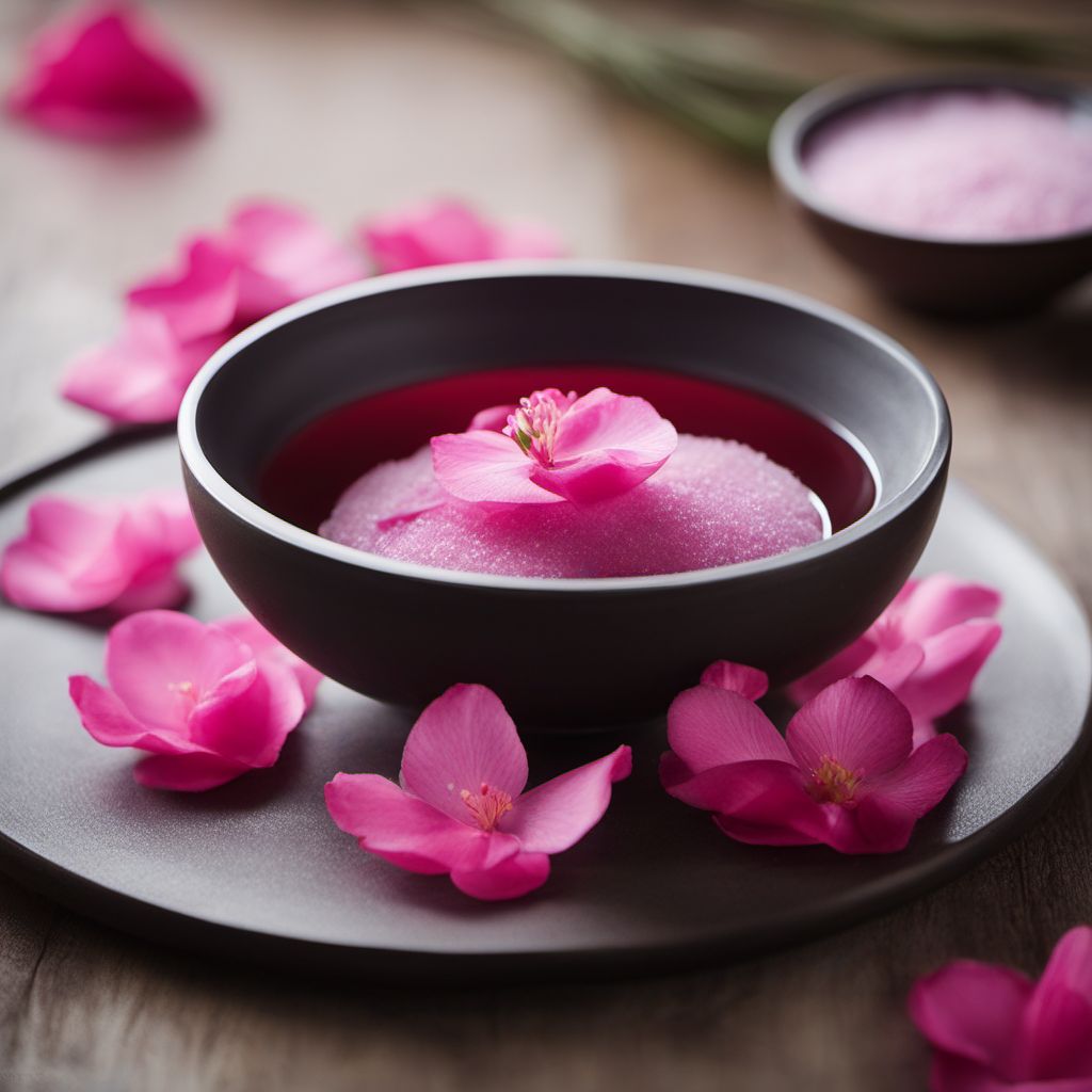 Palestinian Rose Petal Mochi