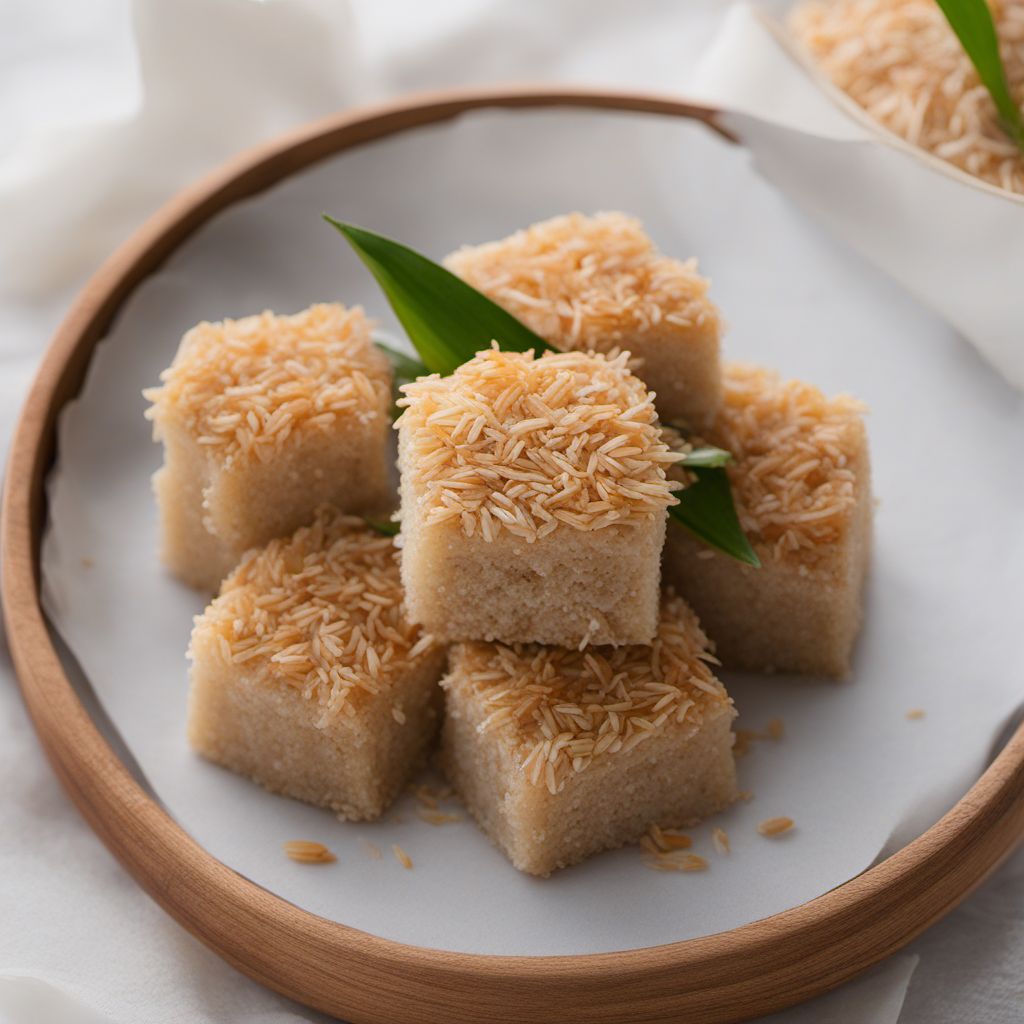 Palitaw with Coconut and Sesame