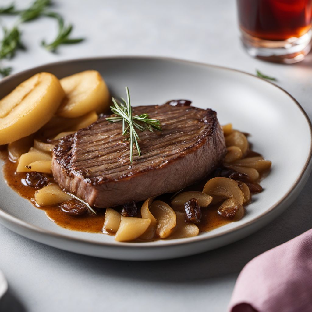 Pan-Seared Veal Liver with Caramelized Onions - A French Delicacy