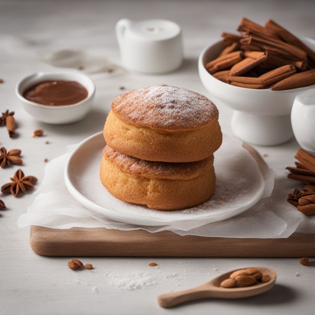 Pão de Rala with Almond and Cinnamon