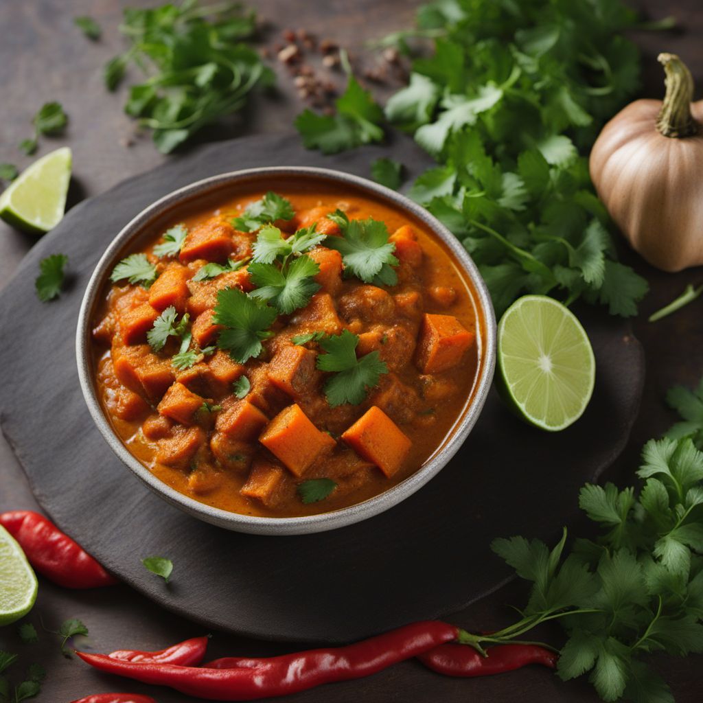 Papua New Guinean Sweet Potato Curry