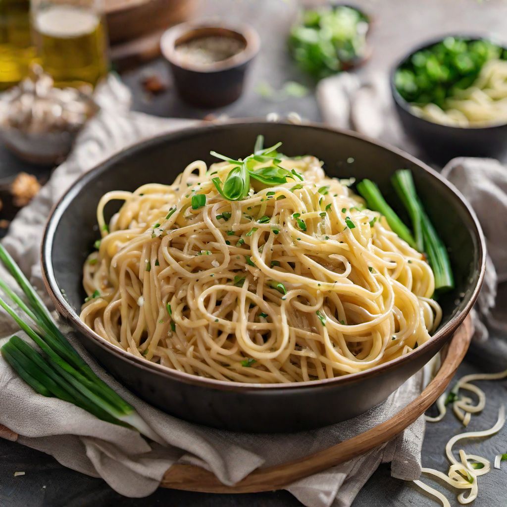 Chinese-style Pasta Carbonara