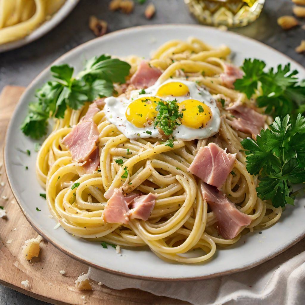 Cuban-Style Pasta Carbonara