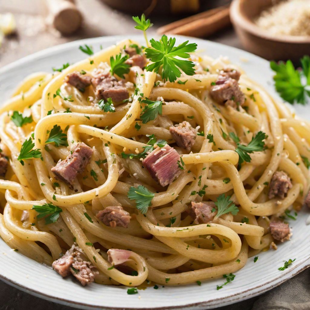 Moroccan-Inspired Pasta Carbonara