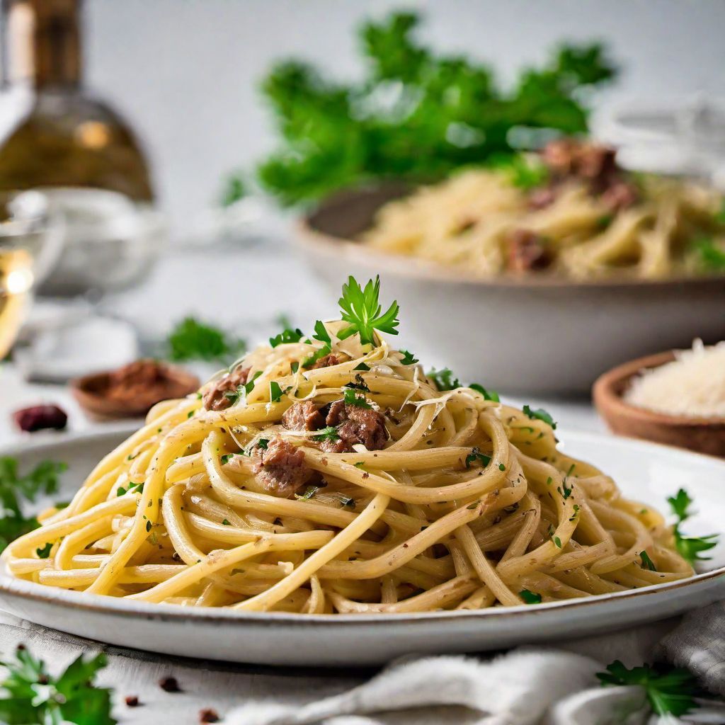 Moroccan-Inspired Pasta Carbonara