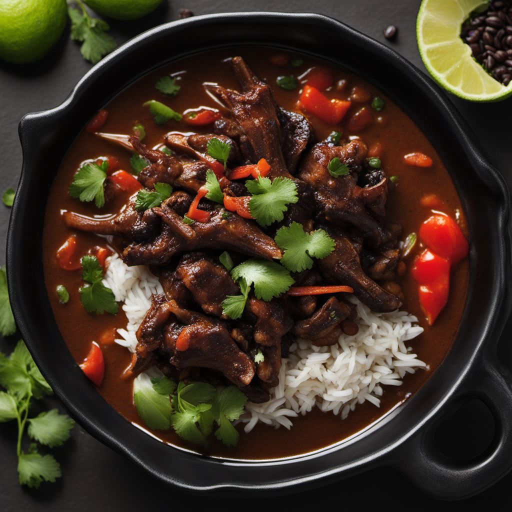 Patitas de Puerco en Frijol Negro (Pork Feet in Black Bean Sauce)