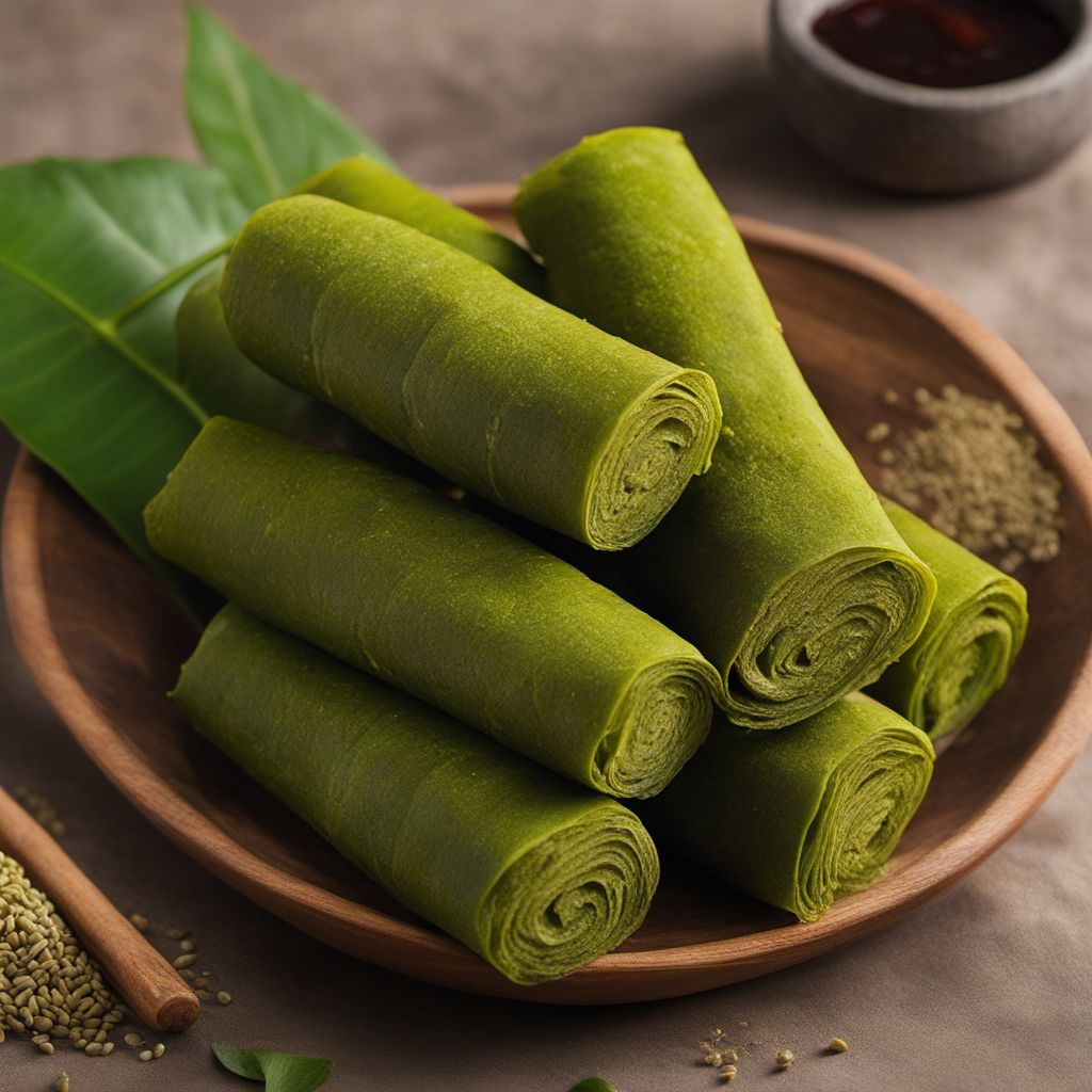 Patra - Spiced Colocasia Rolls