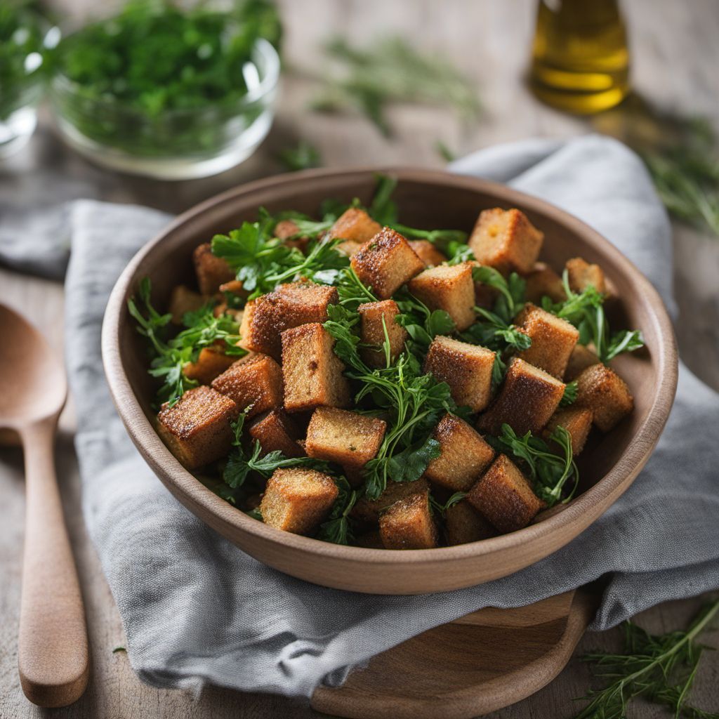 Pembrokeshire-inspired Herb-infused Croutons