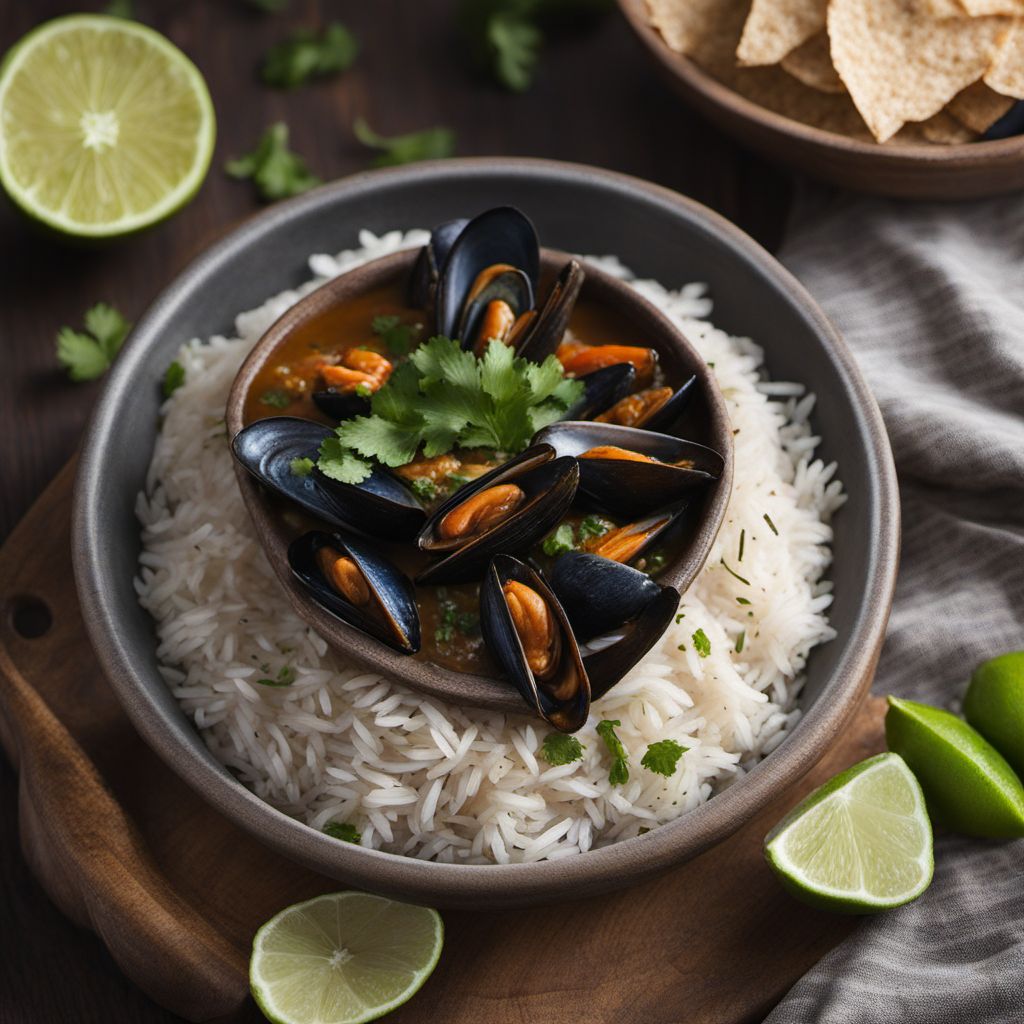 Peruvian Mussels with Rice