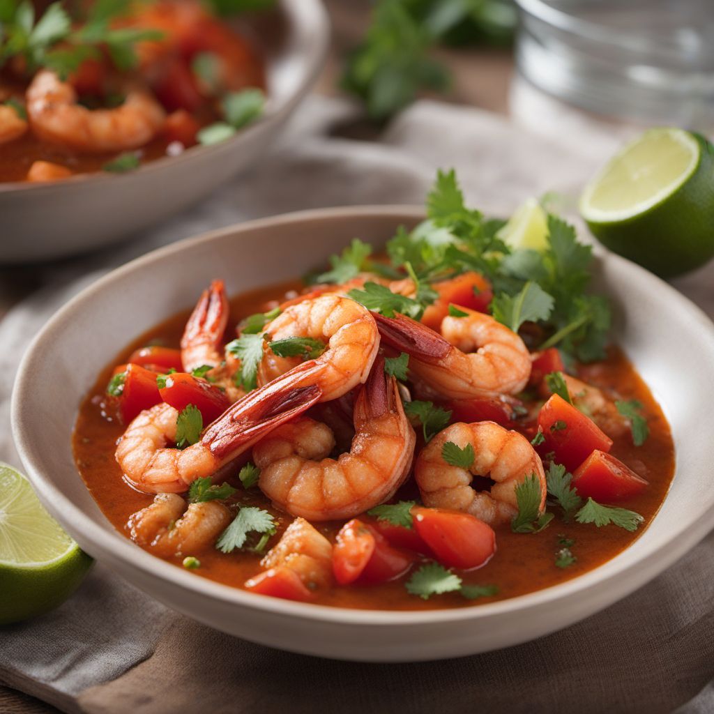 Peruvian Spicy Shrimp Stew