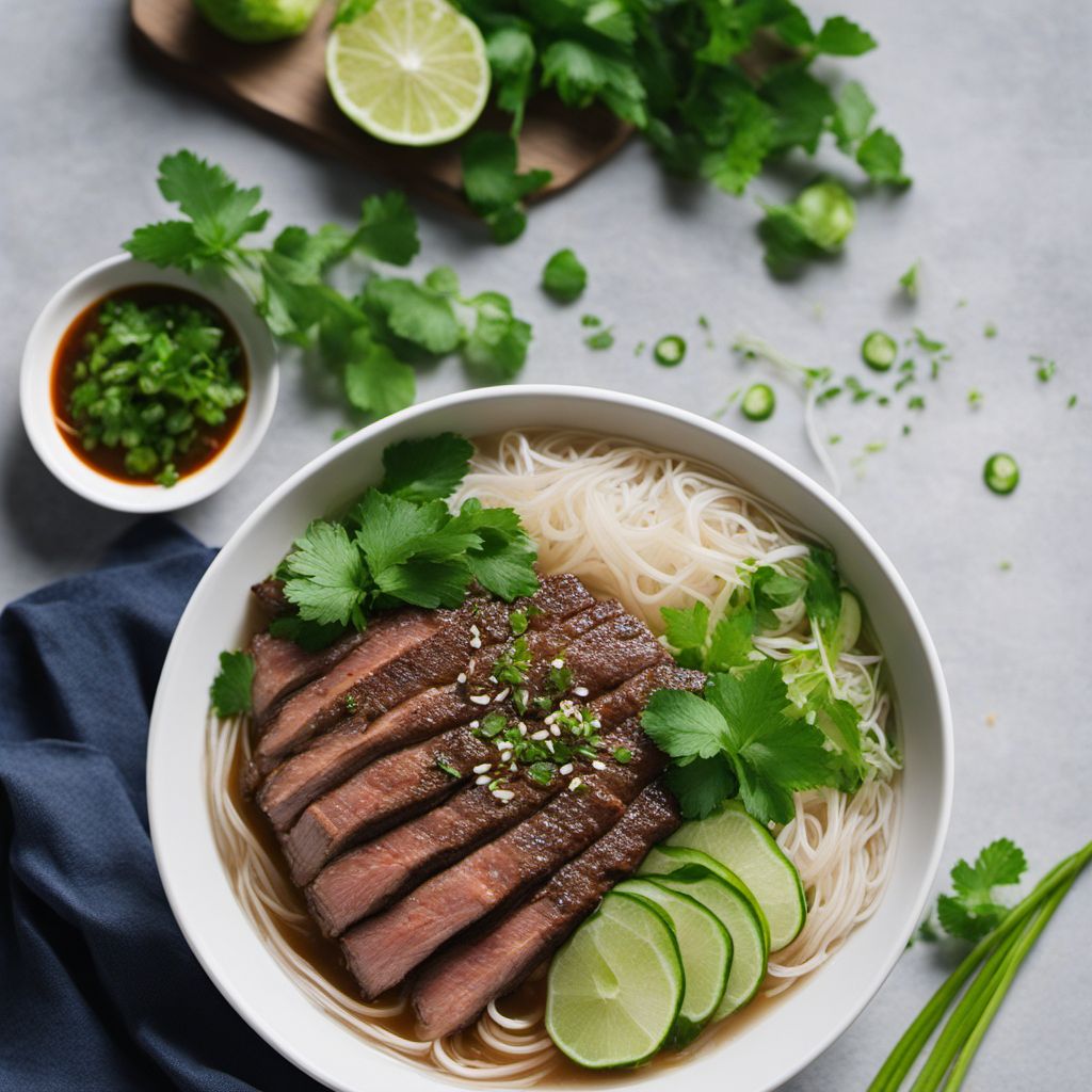 Phở Cuốn with Grilled Beef and Fresh Herbs