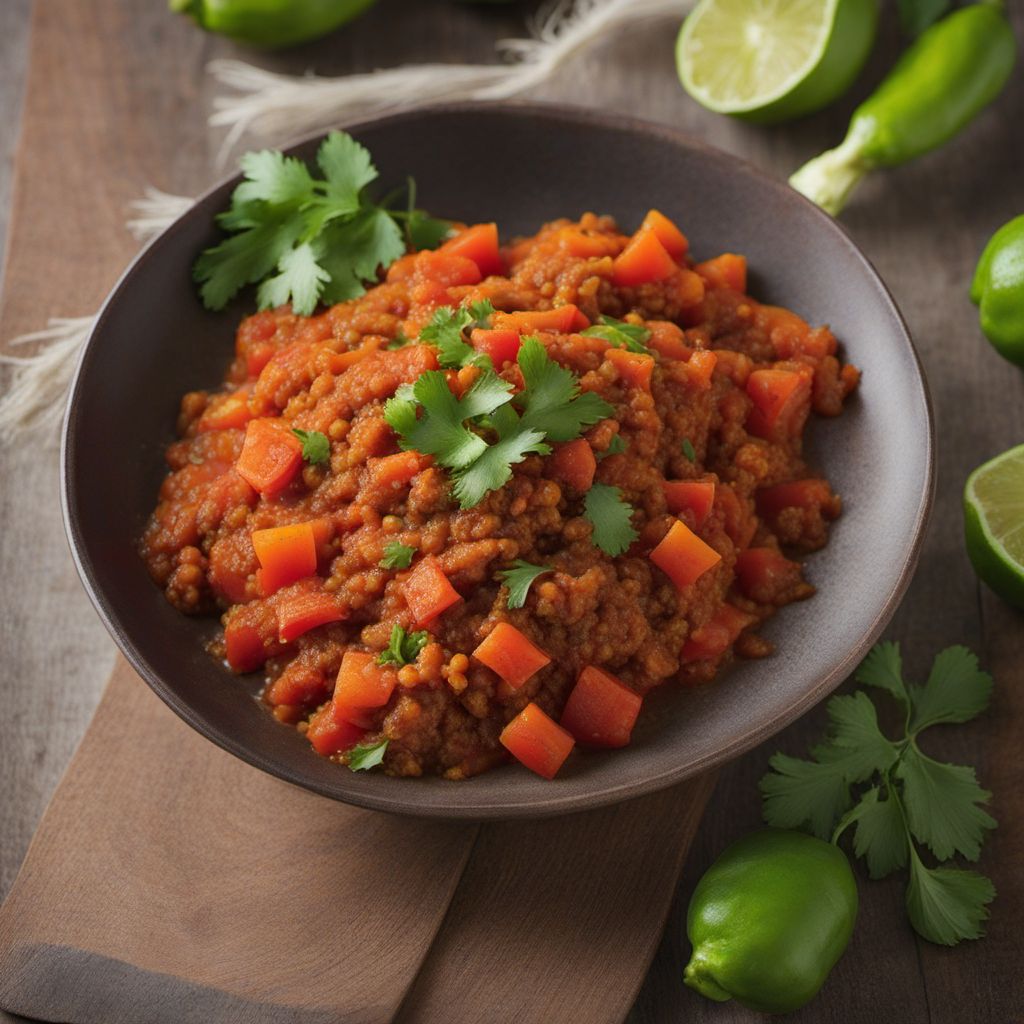 Picadillo de Papaya with a Twist