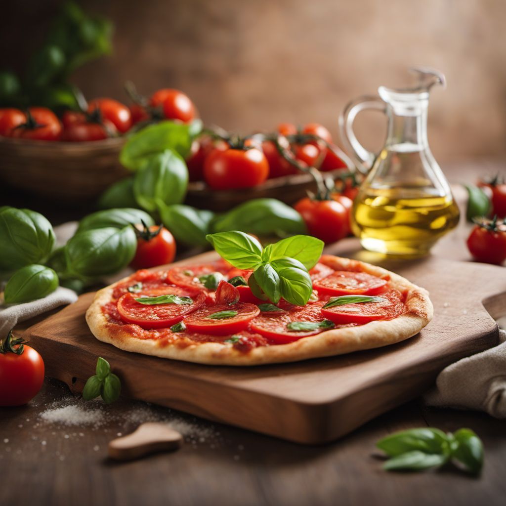 Pizza Secca with Fresh Tomato and Basil