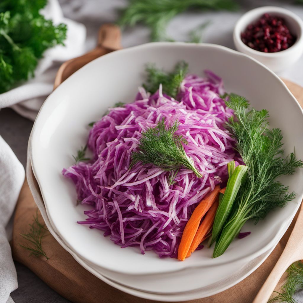 Polish Cabbage and Carrot Salad