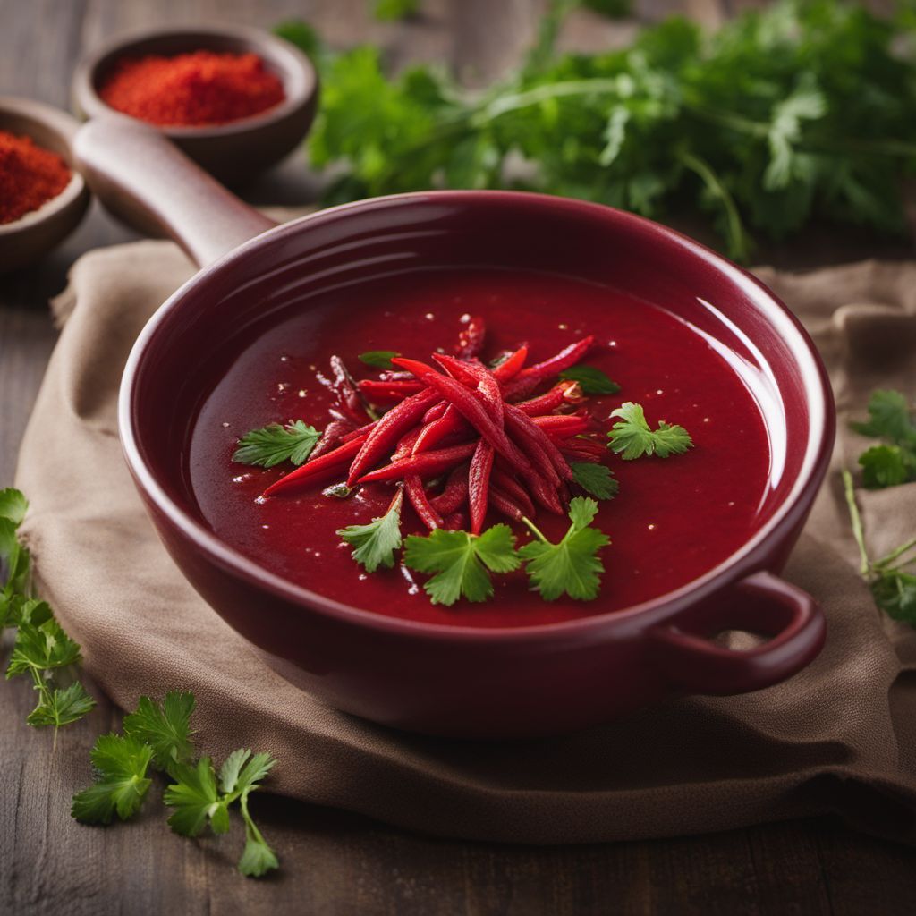 Pomeranian Spicy Beetroot Soup