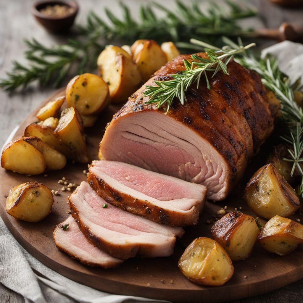 Porchetta di Ariccia with Herb-Roasted Potatoes