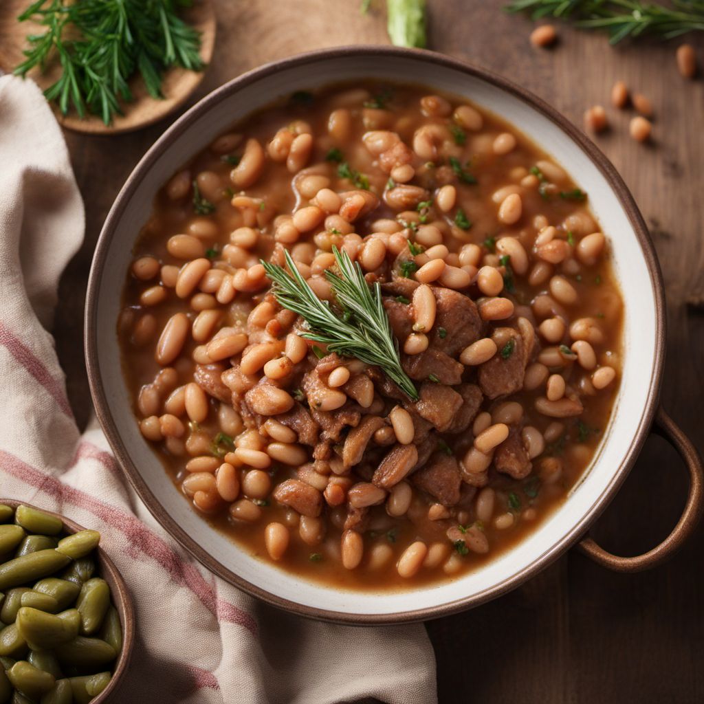 Pork and Beans Lyonnaise