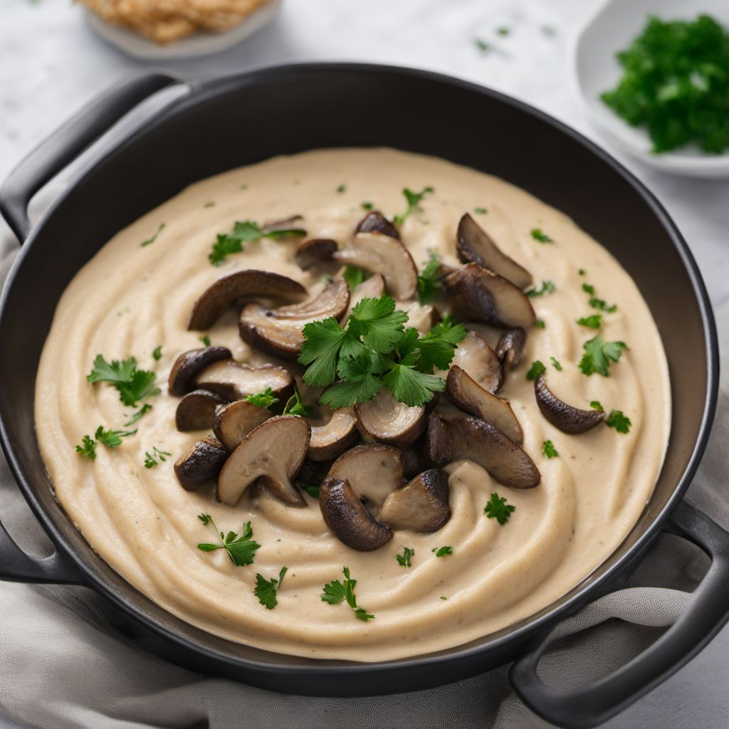 Požeški Fakini with Creamy Mushroom Sauce