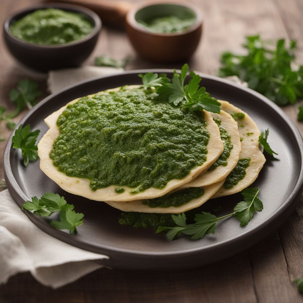 Provoleta with Chimichurri Sauce