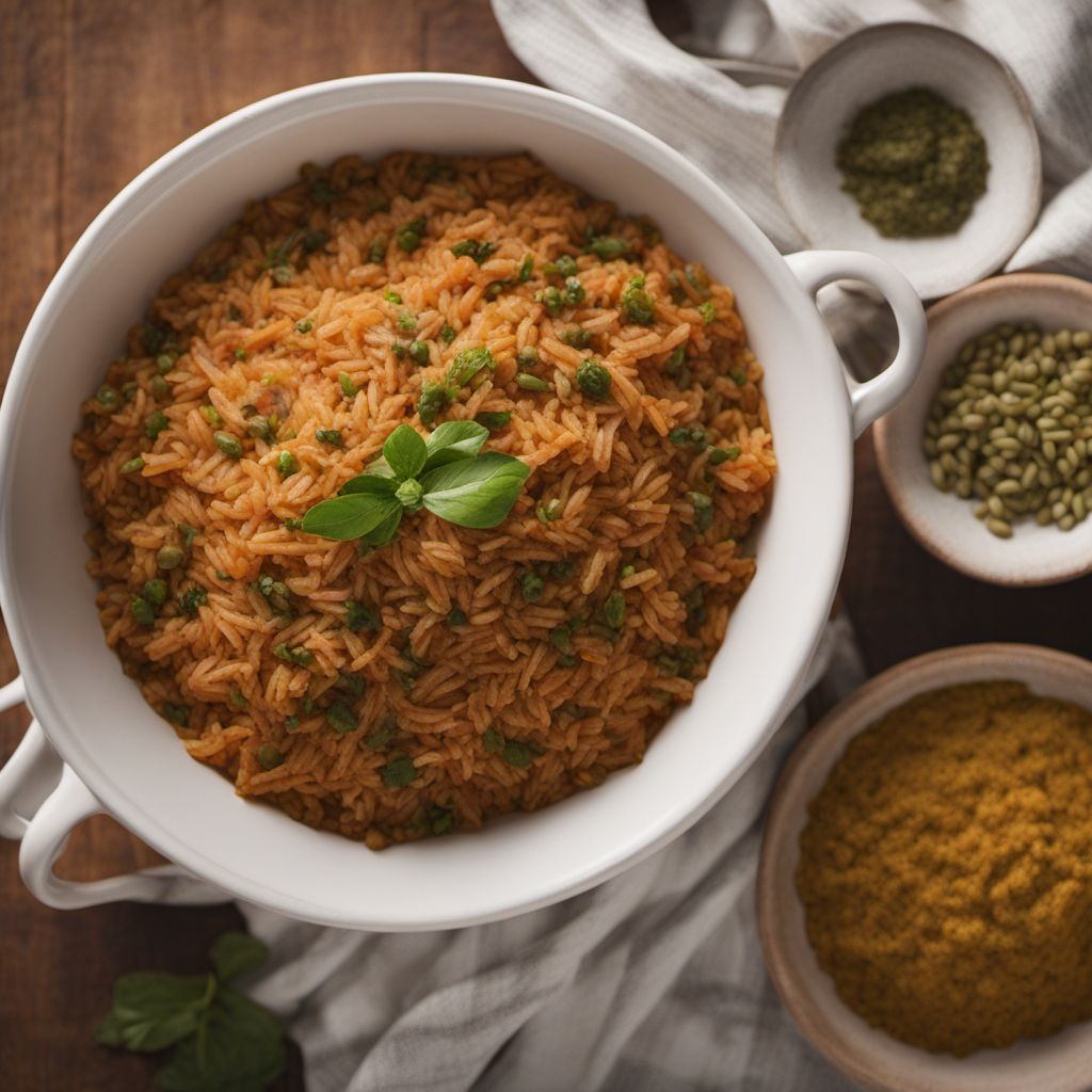 Puerto Rican Rice with Pigeon Peas