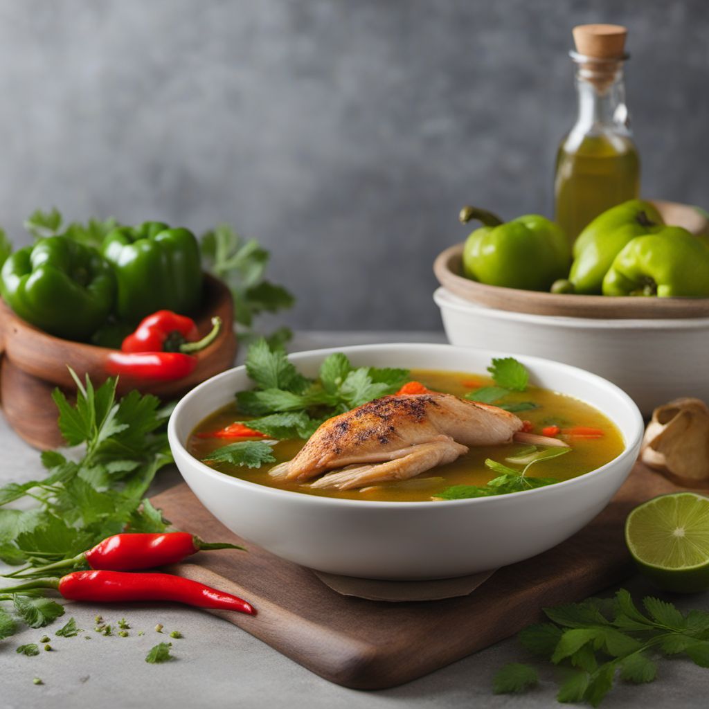 Puerto Rican-style Chicken Soup