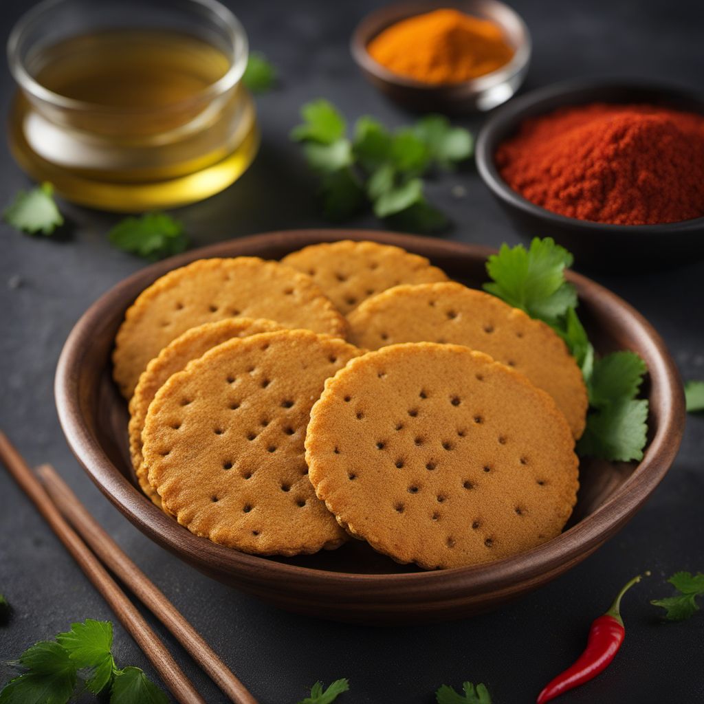 Punjabi-style Spicy Rice Crackers