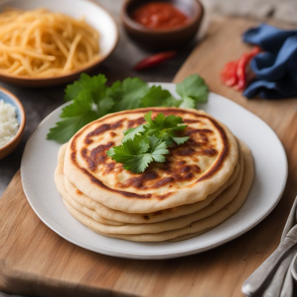 Pupusa de Queso con Loroco