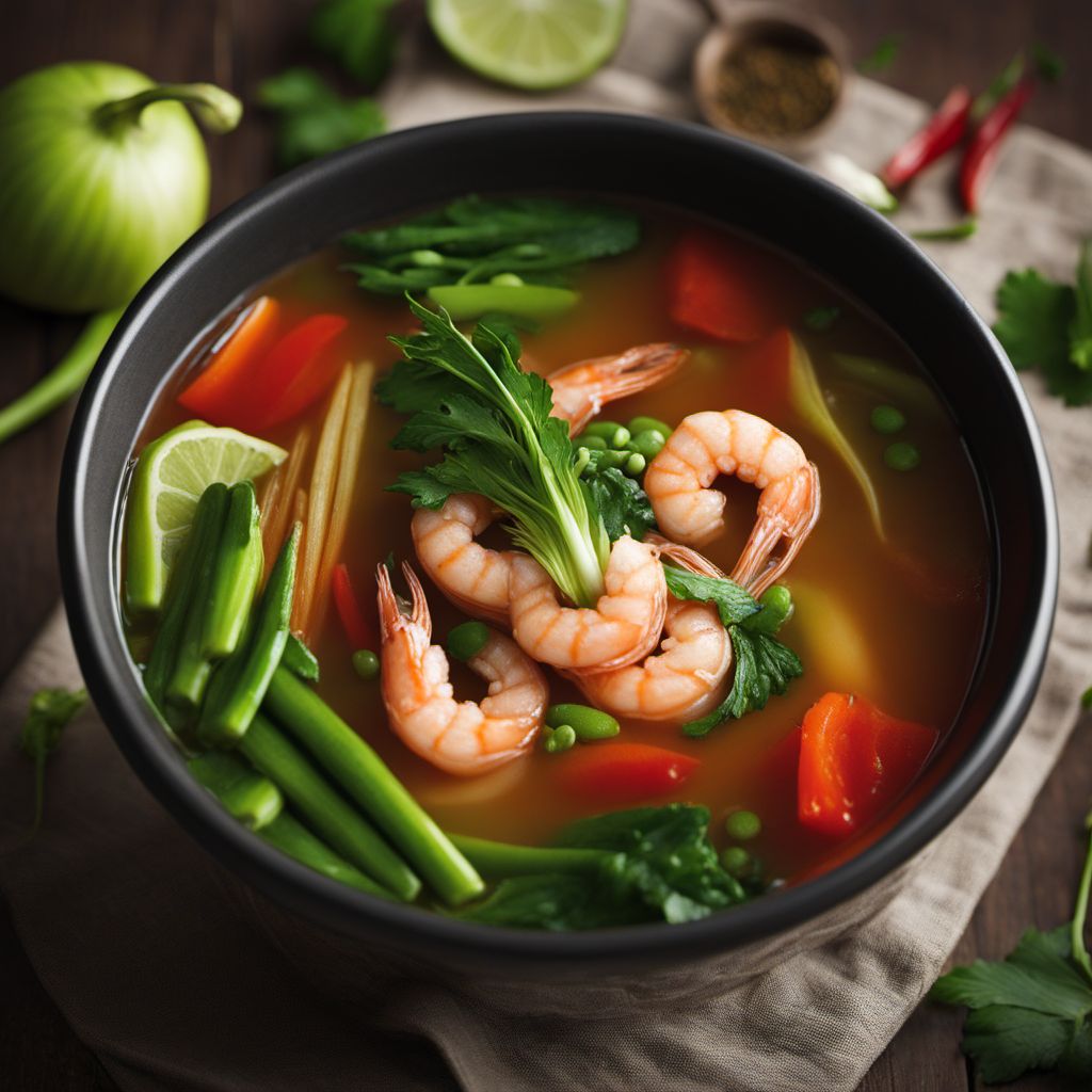 Putian-style Sour Shrimp Soup