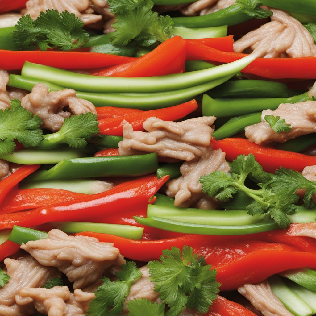 Qai Ci - Chinese Spicy Chicken Stir-Fry