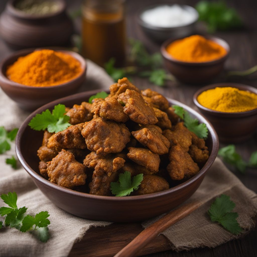 Rajasthani Style Porcini Pakoras