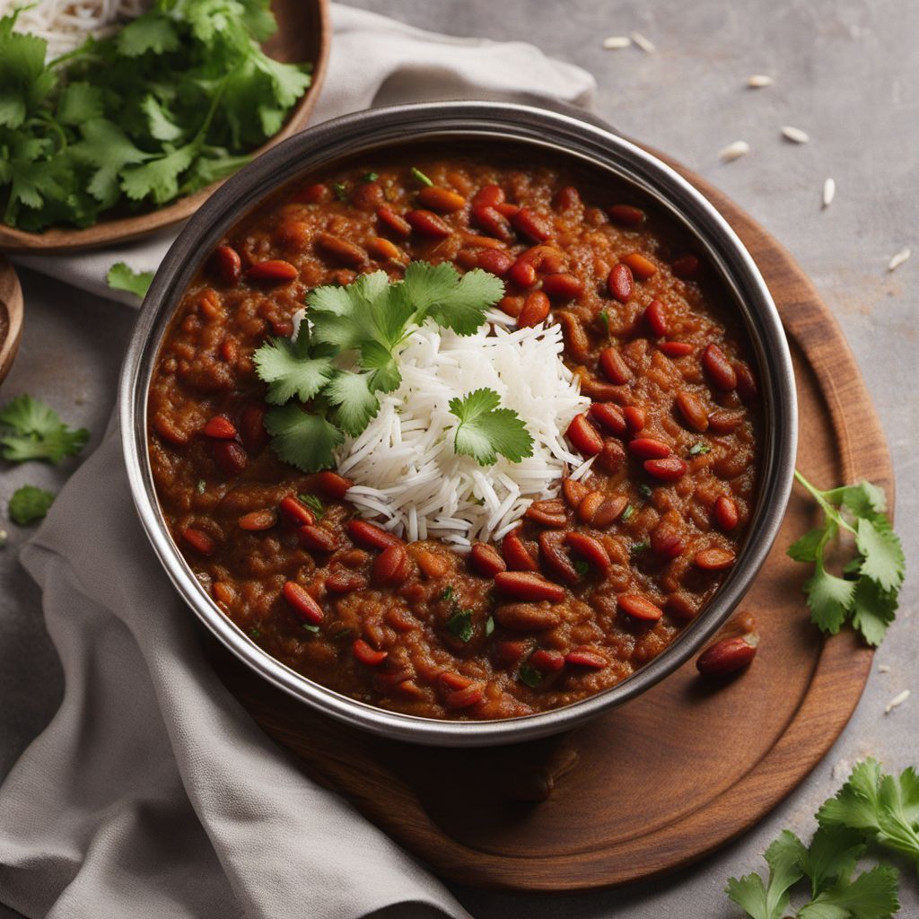 Rajma Chawal - Spiced Kidney Beans with Rice