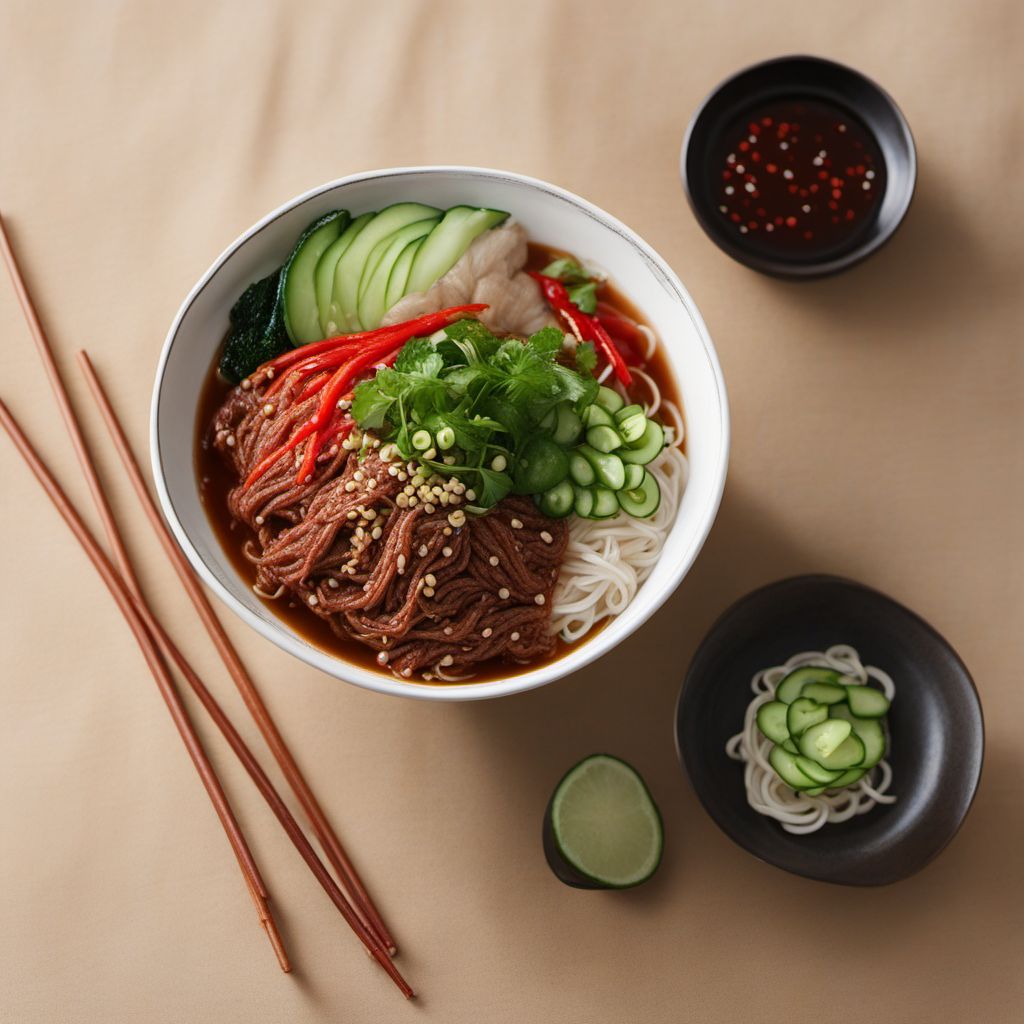 Refreshing Cold Buckwheat Noodles with Spicy Sauce