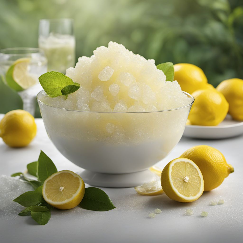 Refreshing Lemon Granita