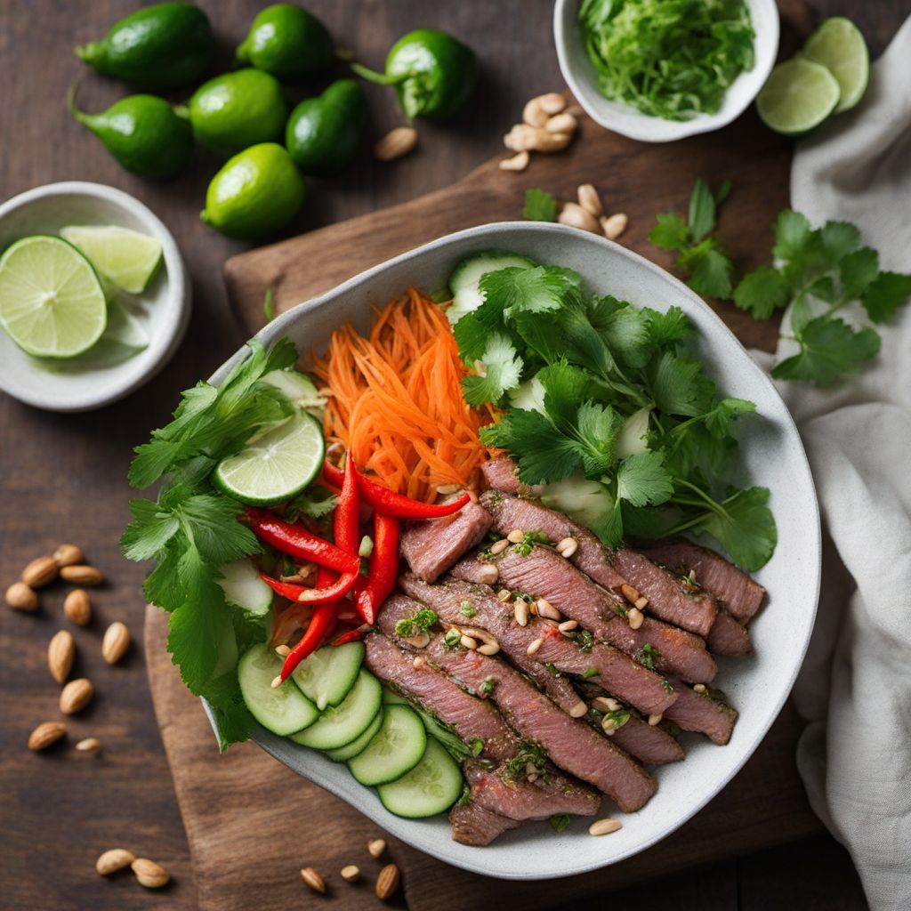 Refreshing Vietnamese Lime Beef Salad