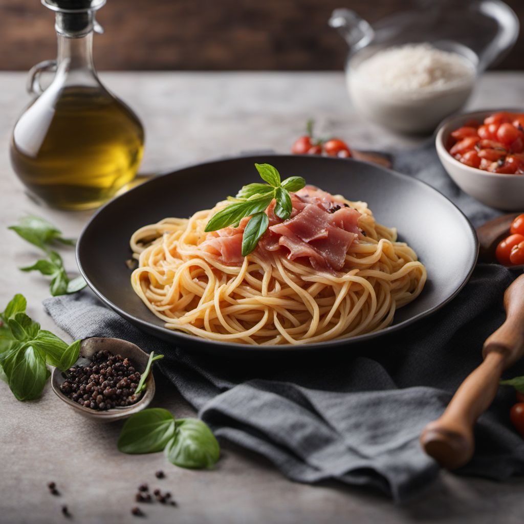 Rezanci s pršutom (Croatian Prosciutto Pasta)