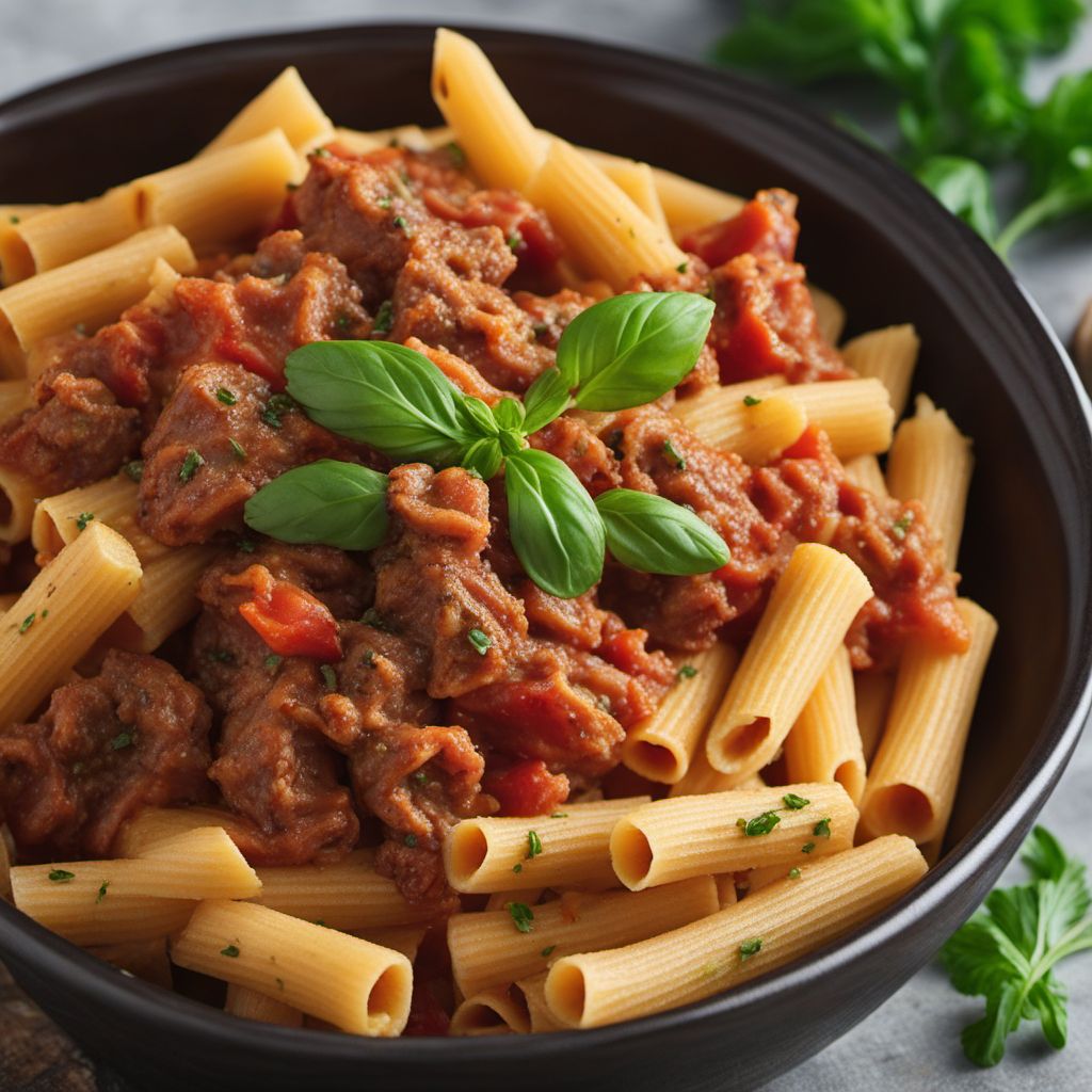 Rigatoni with Pajata Sauce