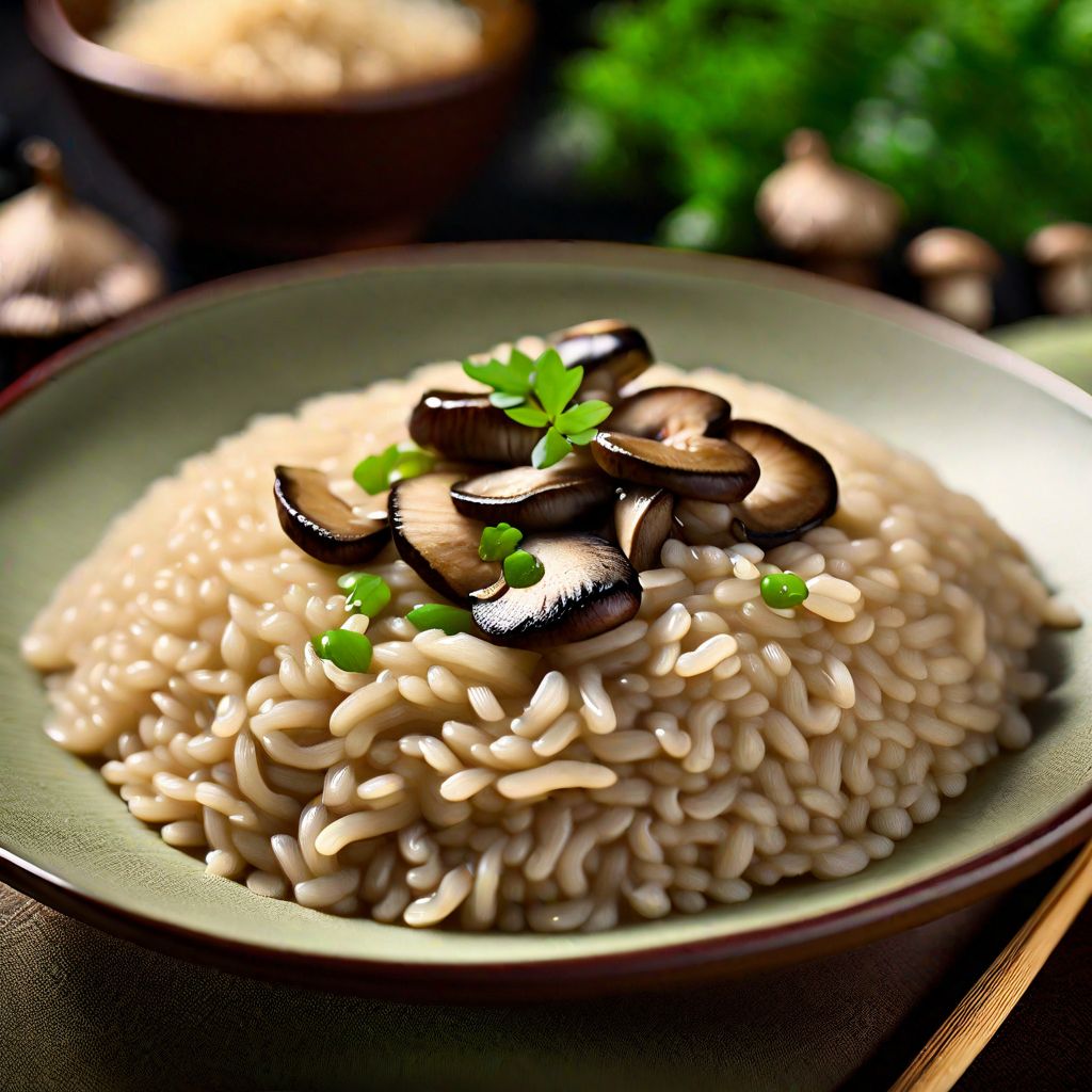 Chinese-style Mushroom Risotto