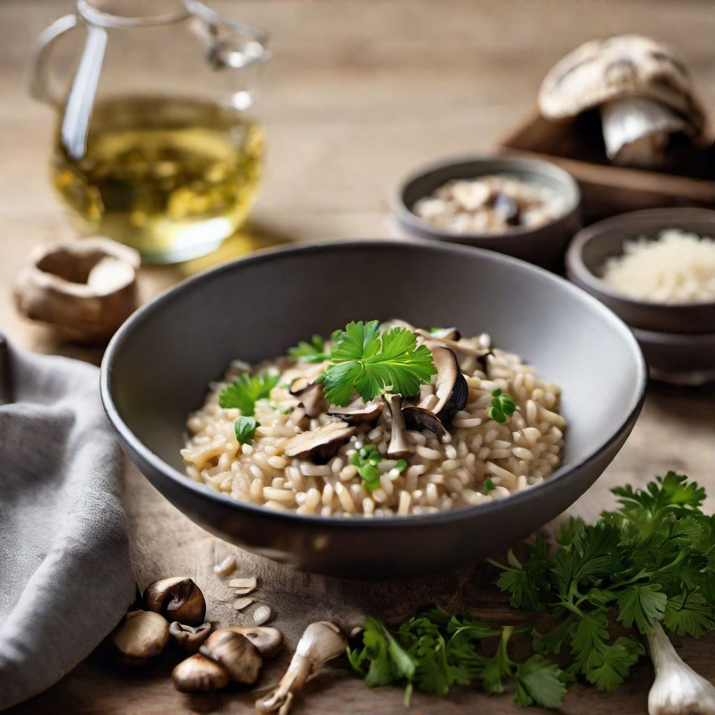 Latvian-style Mushroom Risotto