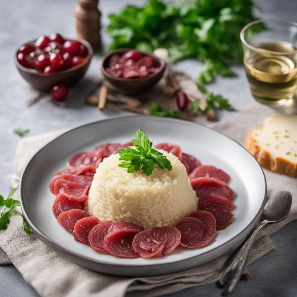 Risotto with Bitto Cheese and Bresaola