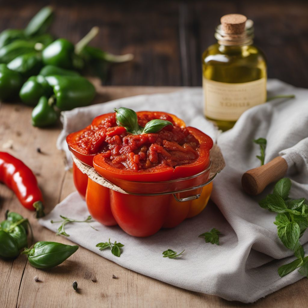 Roasted Bell Peppers with Tomato Sauce