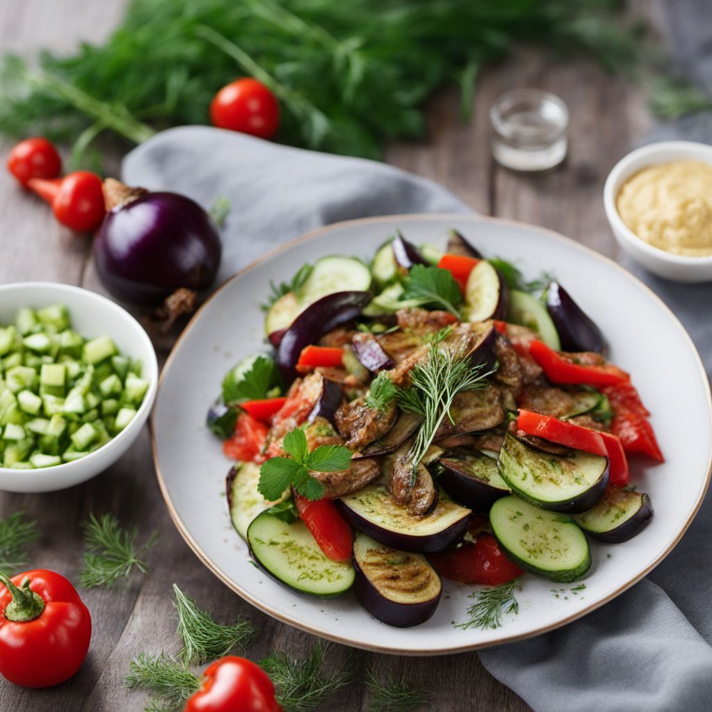 Roasted Eggplant Salad