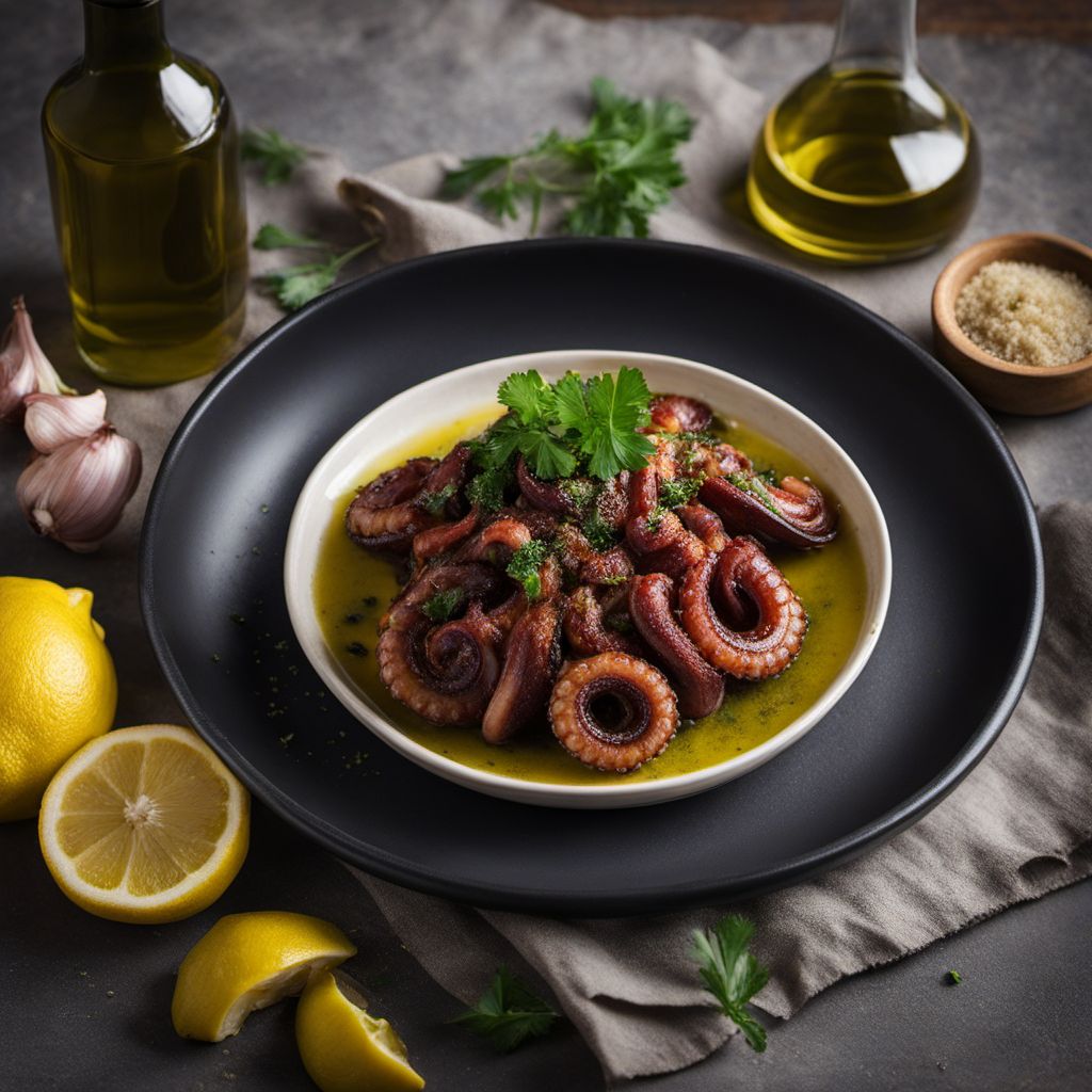 Roasted Octopus with Garlic and Olive Oil