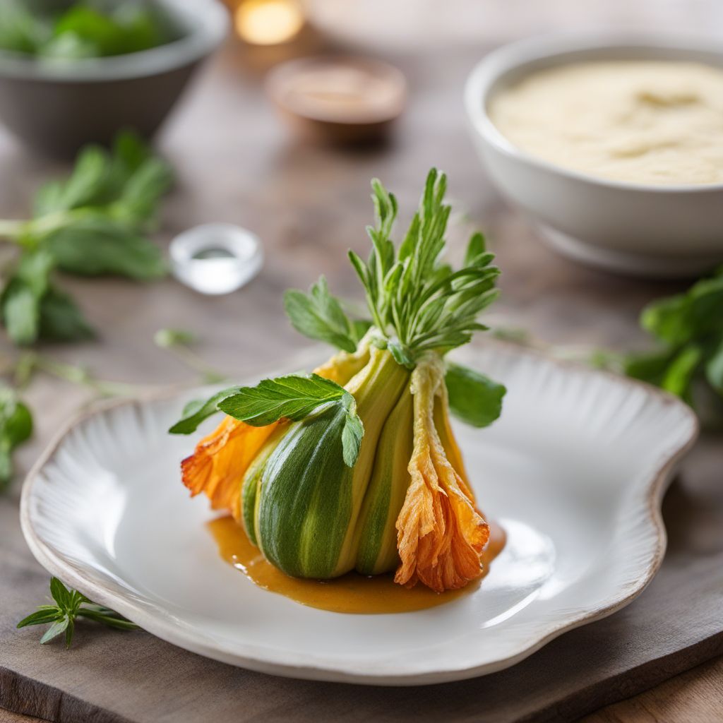 Rocky Mountain Stuffed Zucchini Blossoms