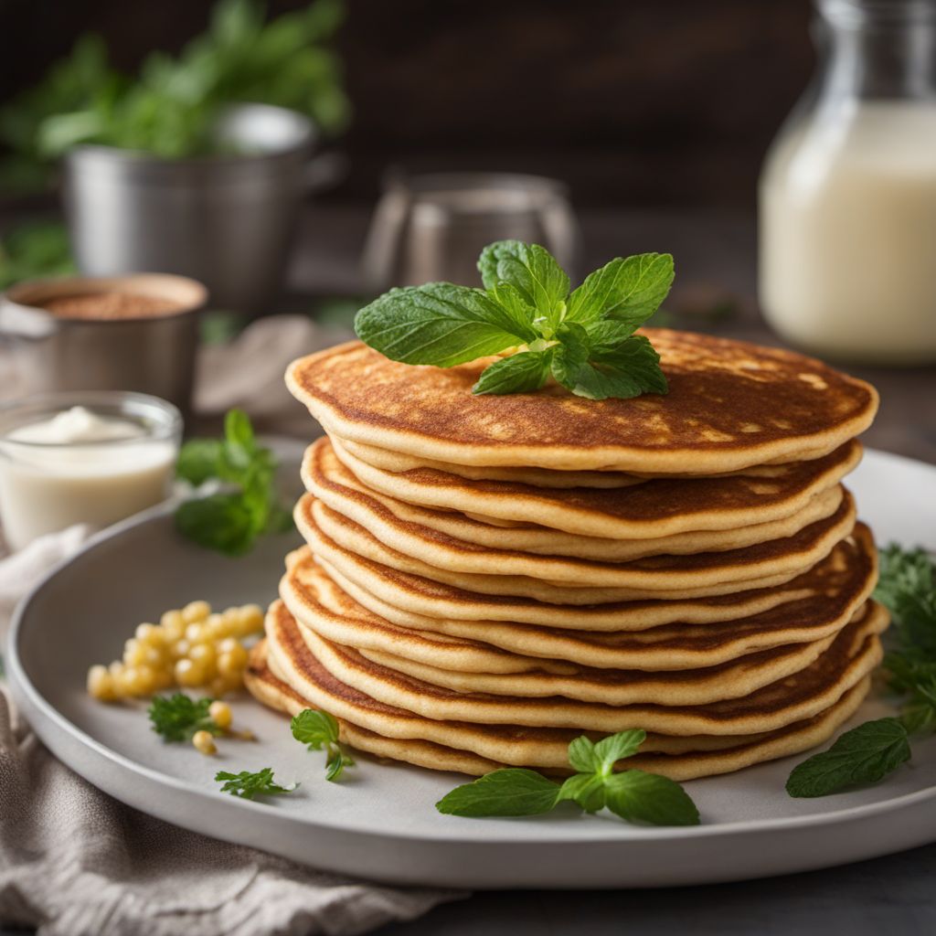 Romanian Cornmeal Pancakes